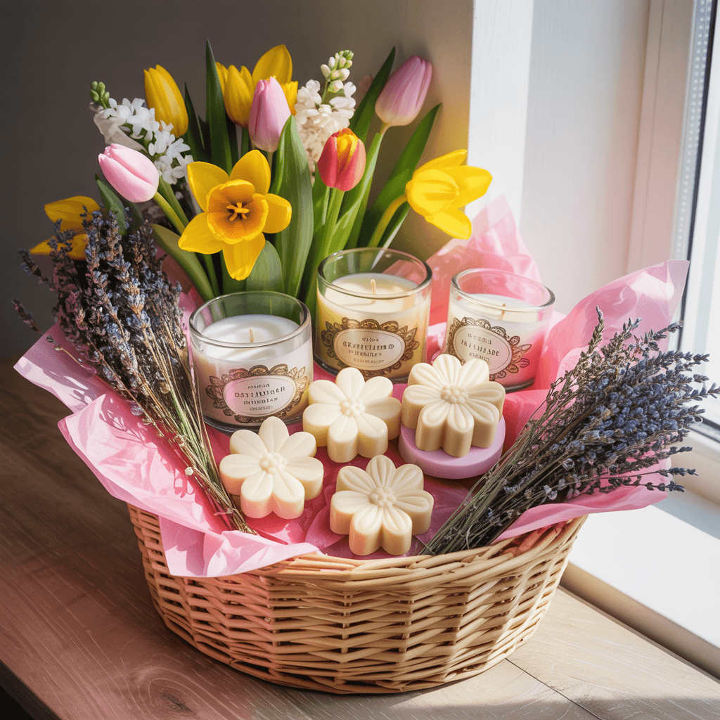 Artisan Soap & Candle Easter Basket