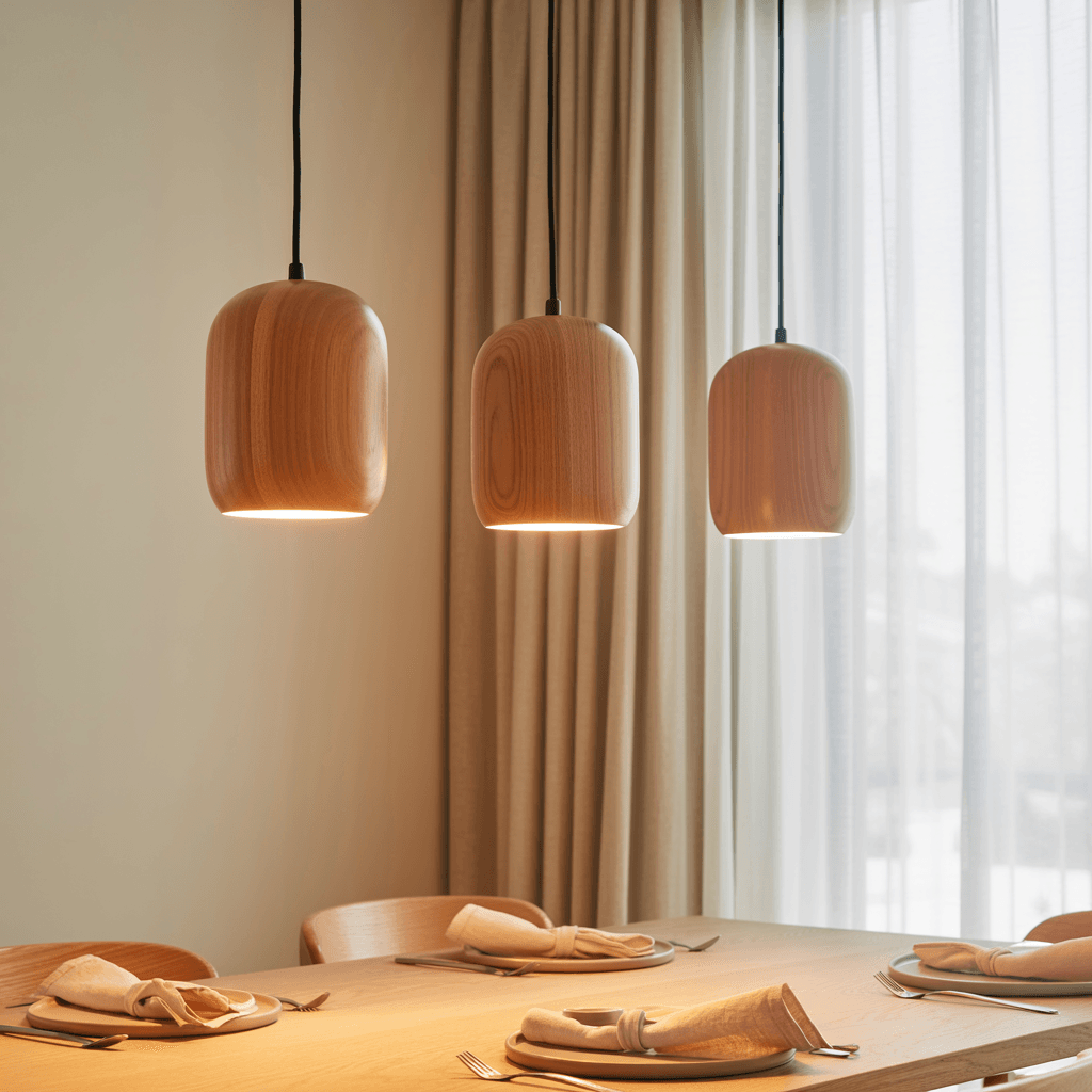 Wooden Lighting Fixtures for a Cozy Glow