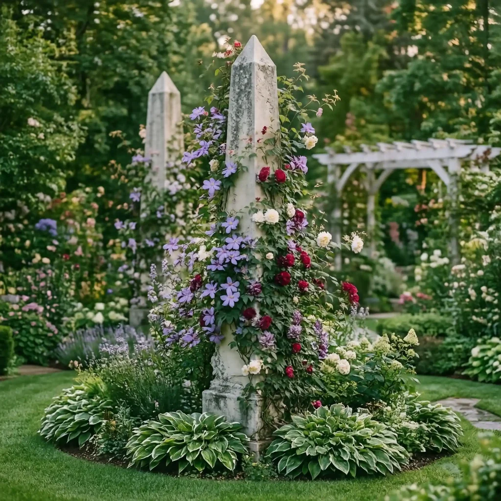 Decorative Garden Obelisks