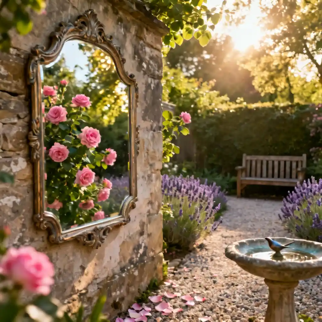 Decorative Garden Mirror