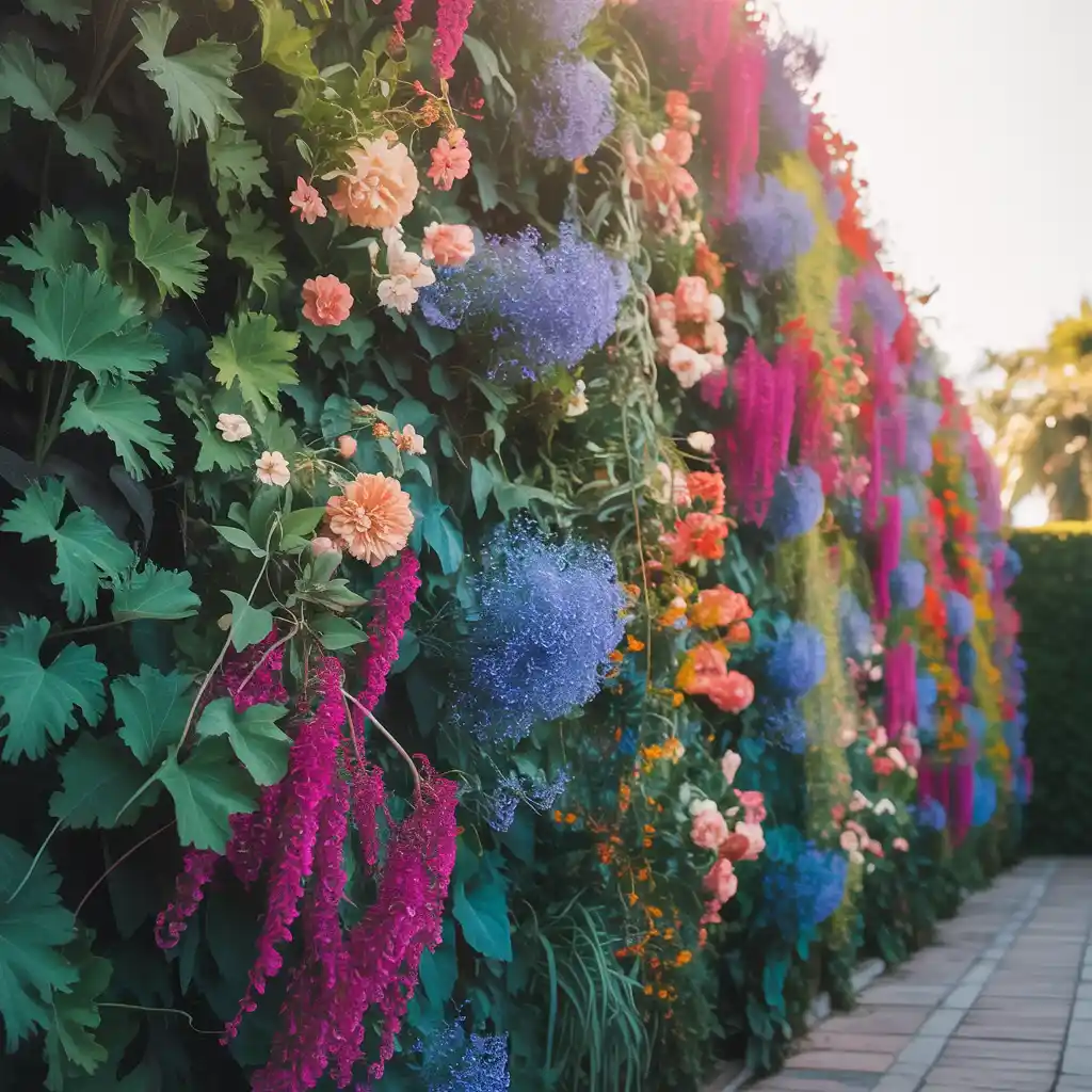 Vertical Flower Wall