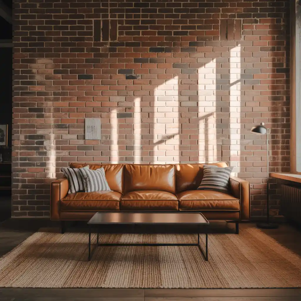 Exposed Brick Accent Wall