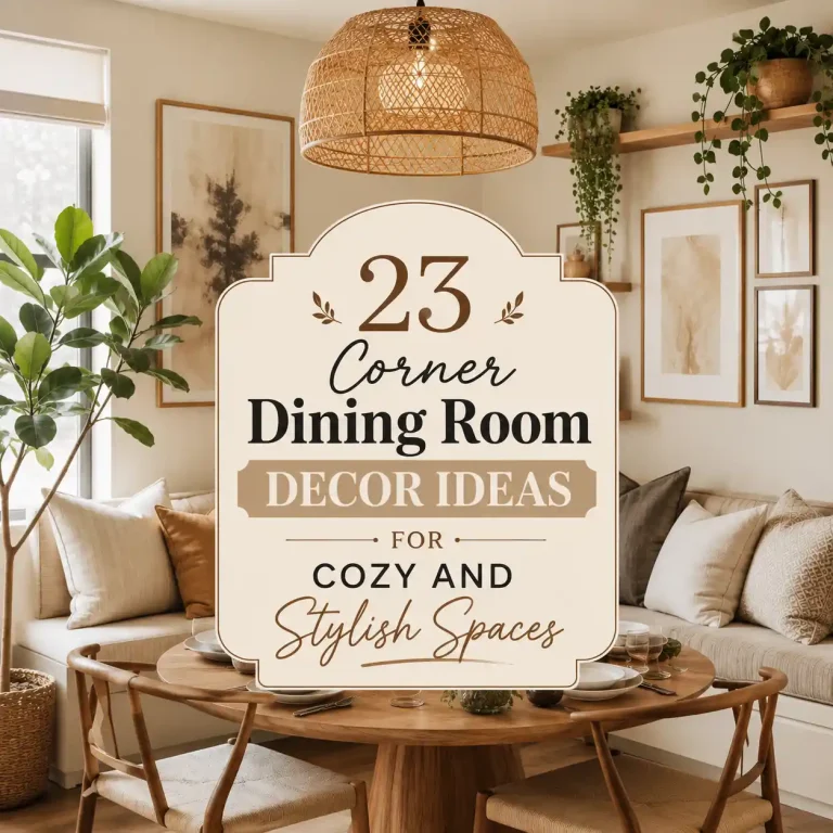 Space Saving Foldable Dining Corner