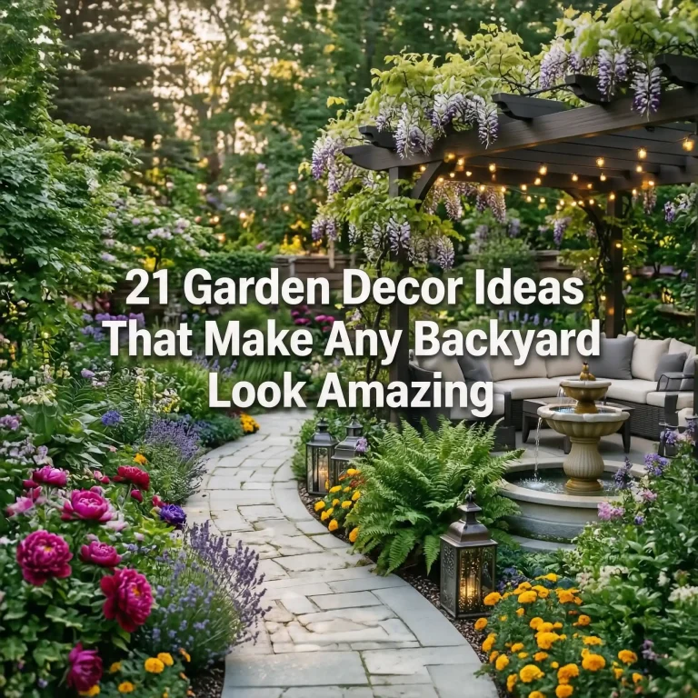 Garden decor ideas