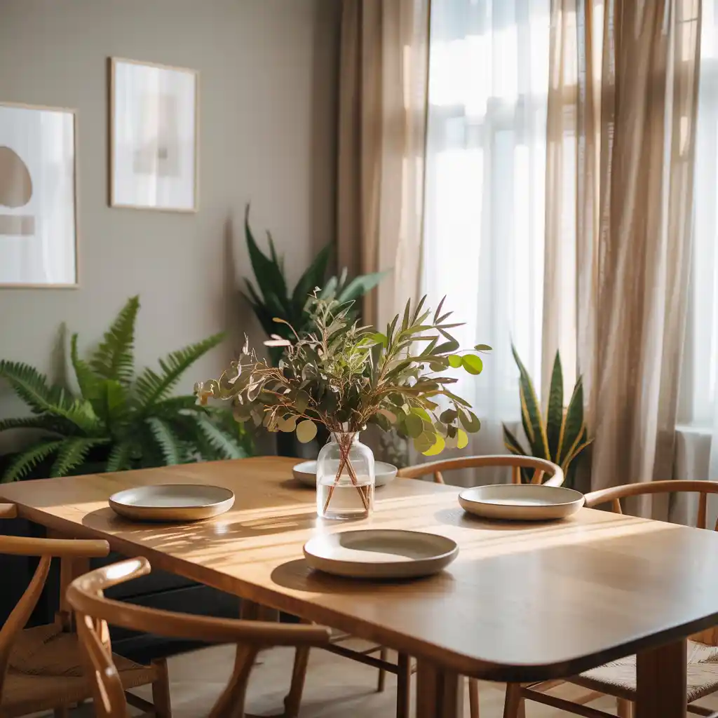Natural Wood and Greenery Theme