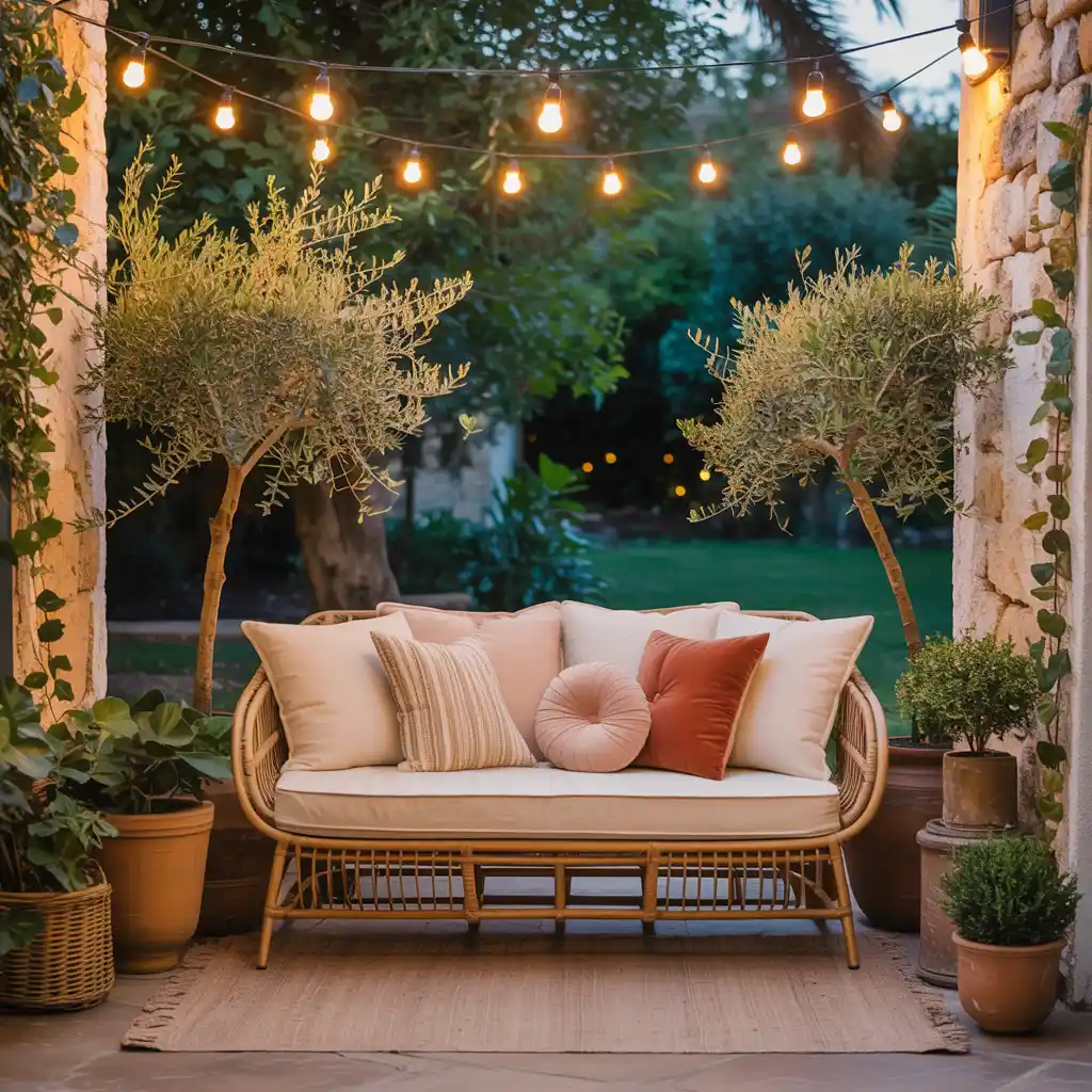Cozy Boho Patio Setup