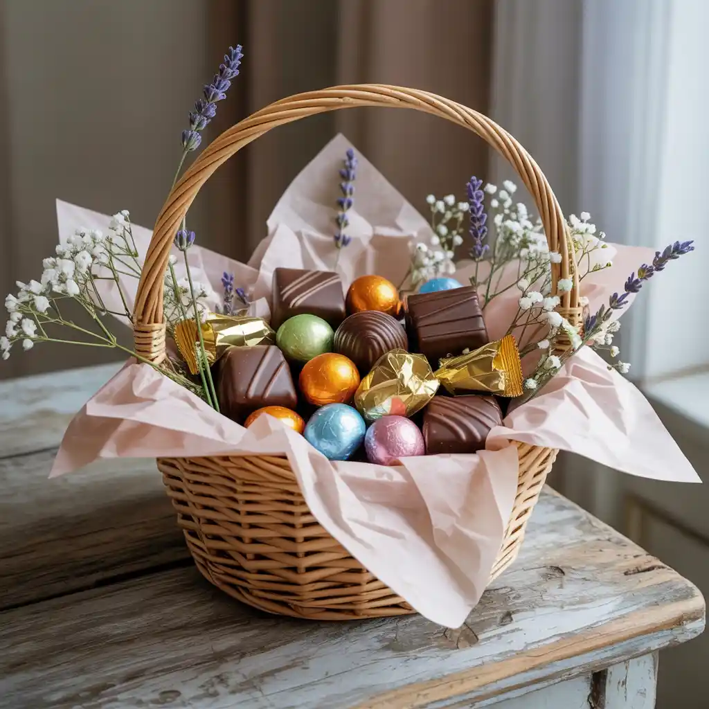 Gourmet Chocolate Easter Basket