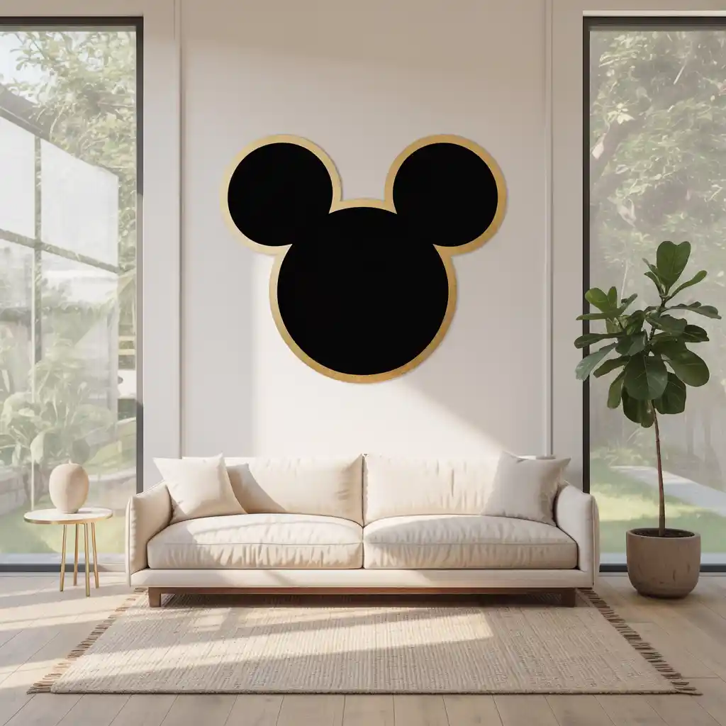 Mickey Mouse Minimalist Wall Art