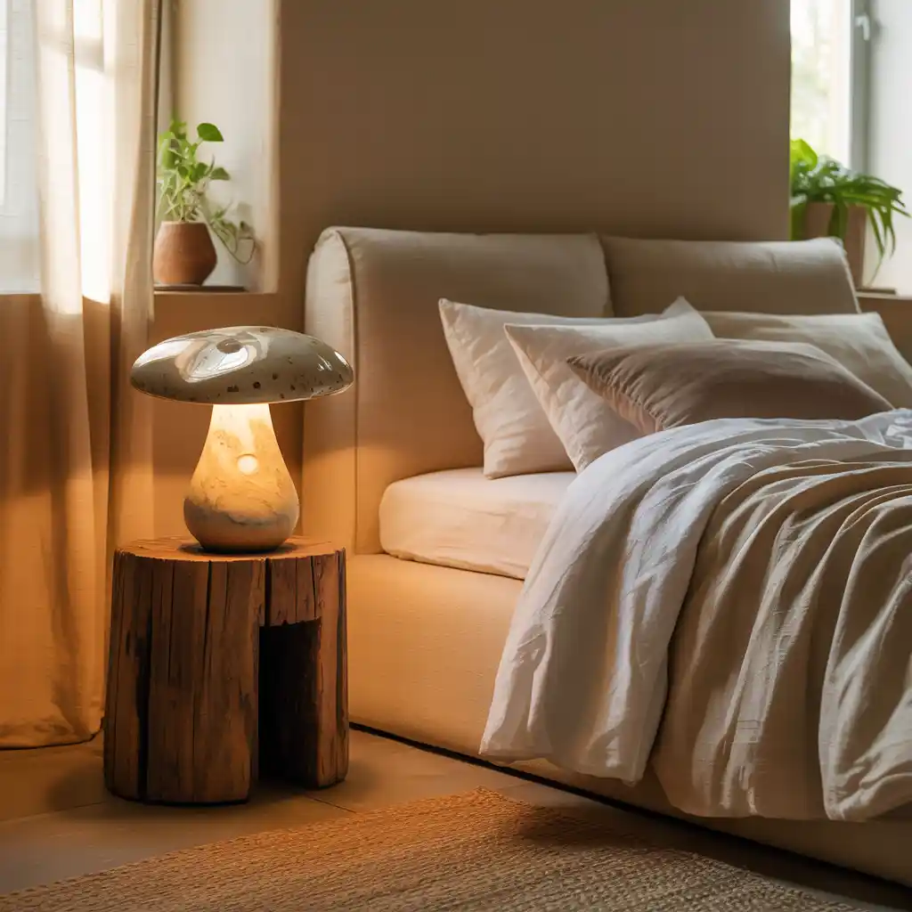 Mushroom Lamp Decor