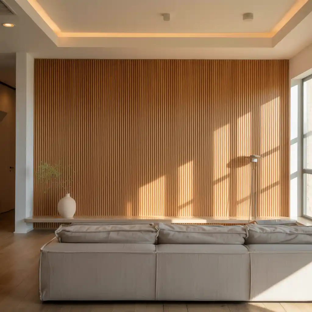 Wooden Accent Wall for a Luxe Look
