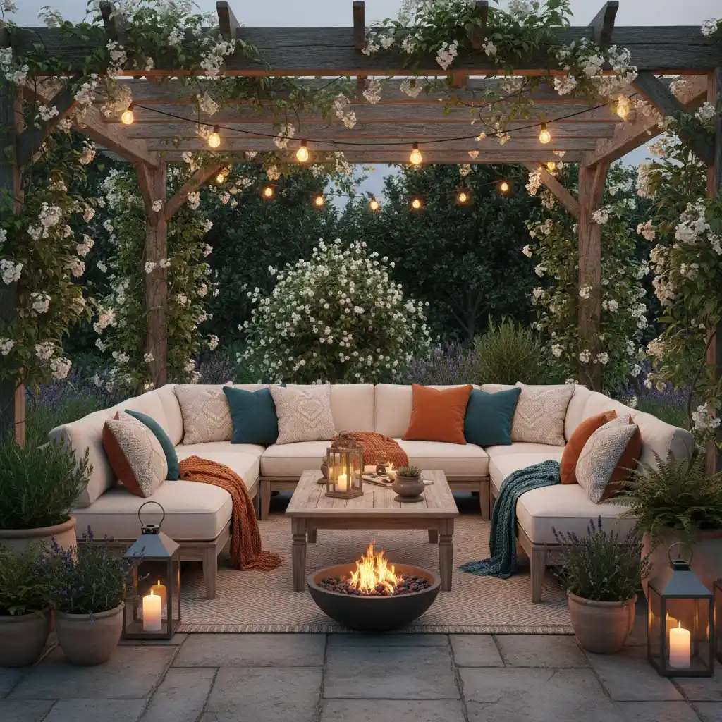 Lounge Style Patio Setup