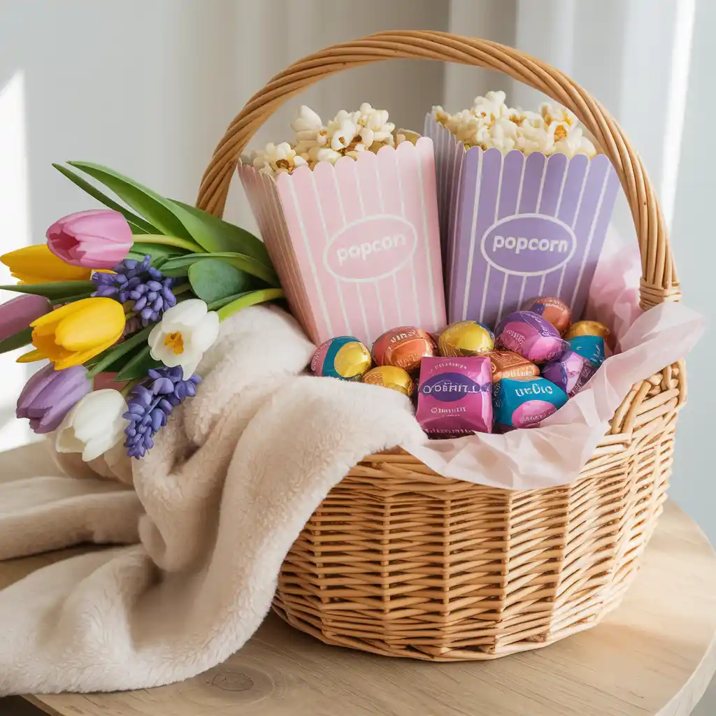 Movie Snack & Popcorn Easter Basket