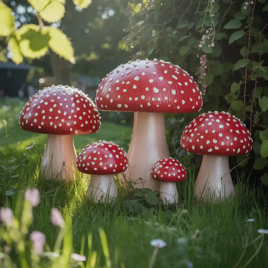 DIY Giant Mushroom Decor