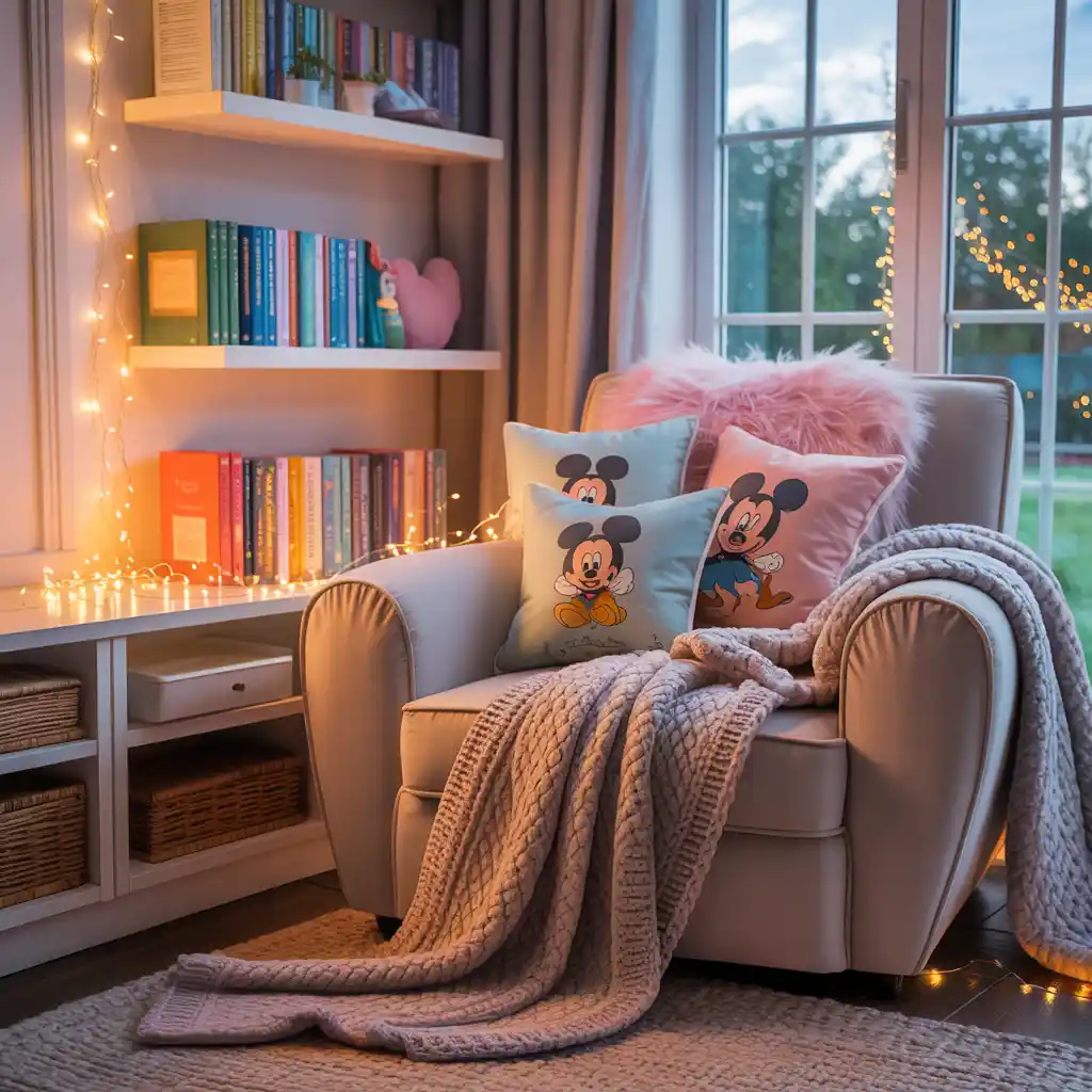 Disney-Inspired Cozy Reading Nook