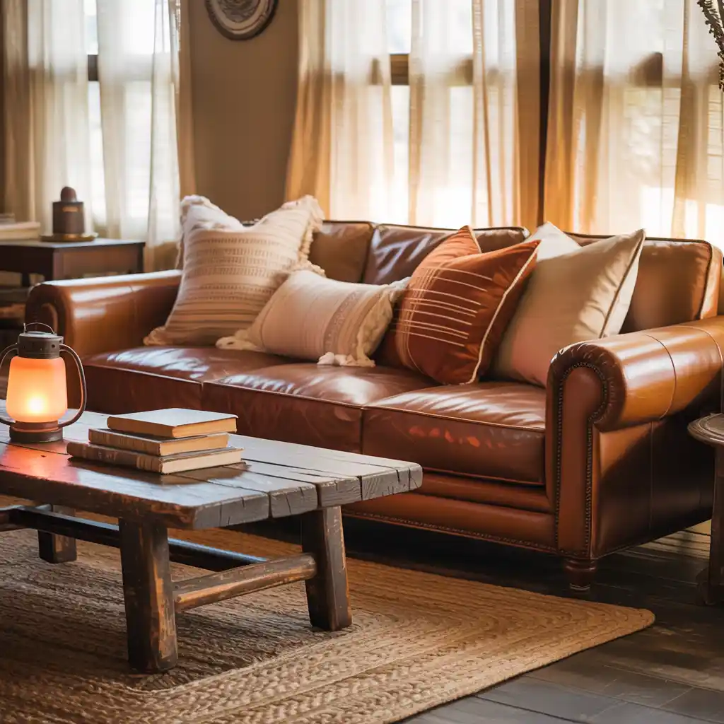 Leather Sofa Styling