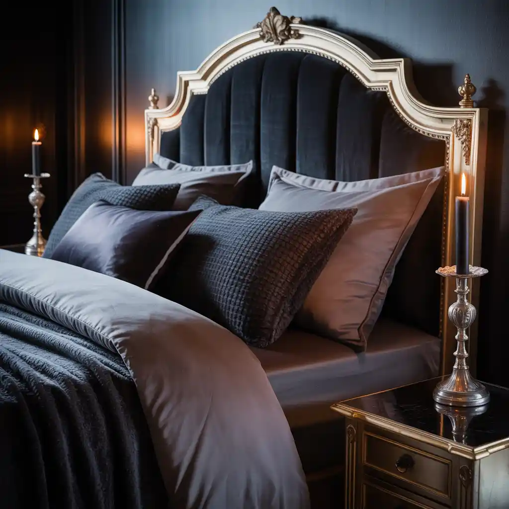 Black Bedding for a Cozy Gothic Bedroom