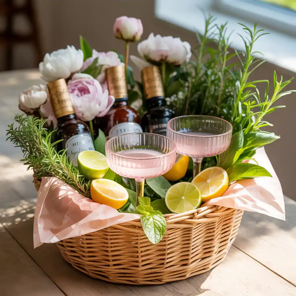Cocktail & Mixology Easter Basket