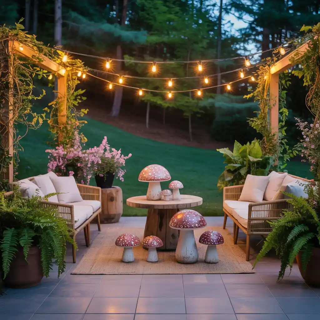 Mushroom Outdoor Decor