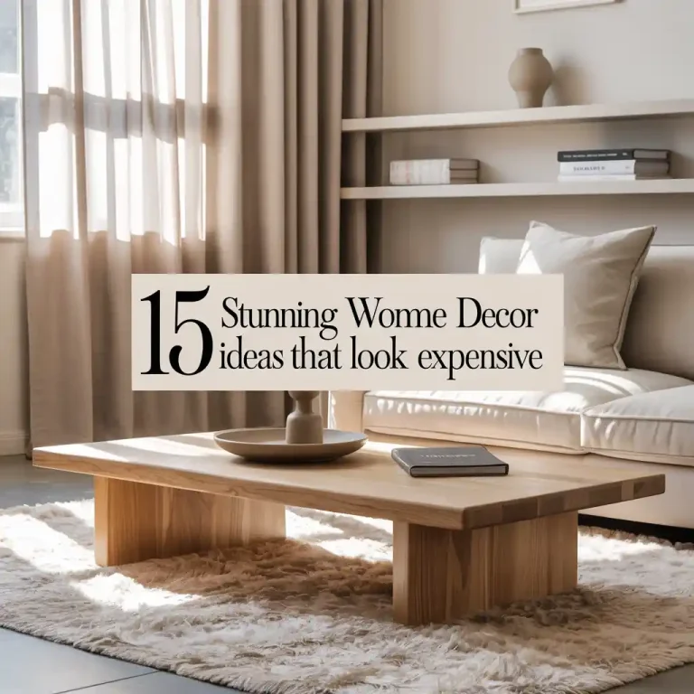 Wooden Home Decor Ideasq